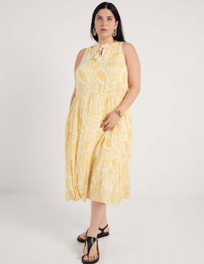 Vestido midi casual Weekend Plus para mujer