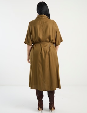 Vestido midi casual Weekend Plus para mujer