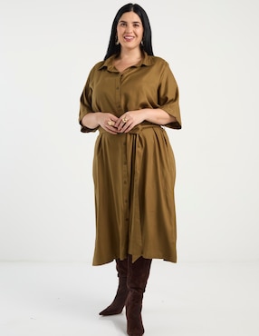Vestido midi casual Weekend Plus para mujer