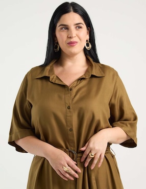 Vestido midi casual Weekend Plus para mujer