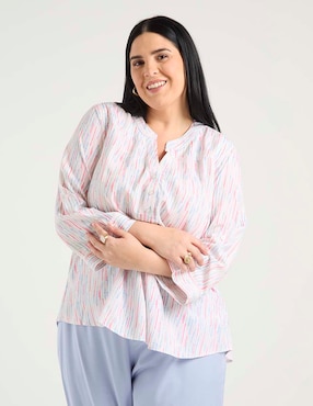 Blusa Weekend Plus manga 3/4 para mujer