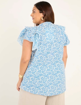 Blusa Weekend Plus manga corta para mujer