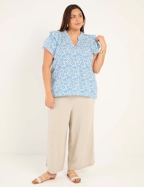Blusa Weekend Plus manga corta para mujer