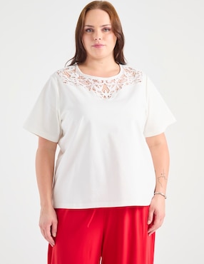 Blusa Weekend Plus manga corta para mujer