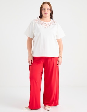 Blusa Weekend Plus manga corta para mujer