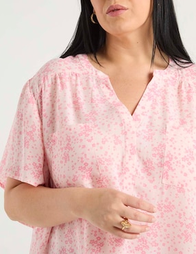 Blusa Weekend Plus manga corta para mujer