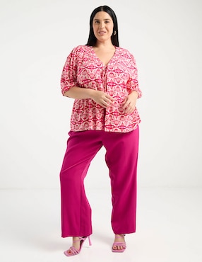 Blusa Weekend Plus manga al codo para mujer