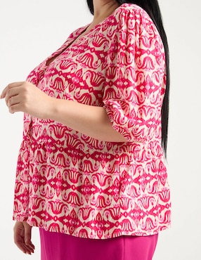 Blusa Weekend Plus manga al codo para mujer