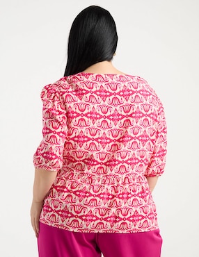 Blusa Weekend Plus manga al codo para mujer