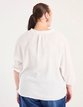 Blusa Weekend Plus manga 3/4 para mujer