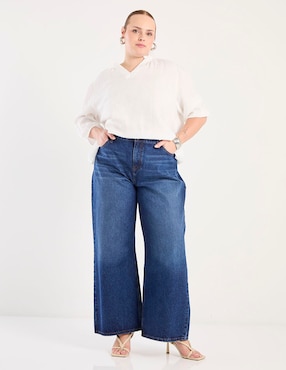 Blusa Weekend Plus manga 3/4 para mujer