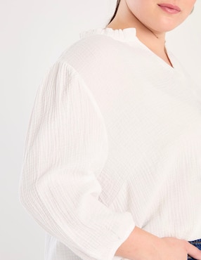 Blusa Weekend Plus manga 3/4 para mujer
