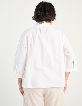 Blusa Weekend Plus manga 3/4 para mujer