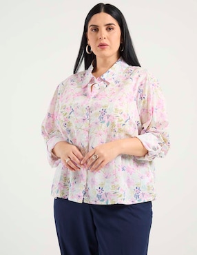 Blusa Weekend Plus manga 3/4 para mujer