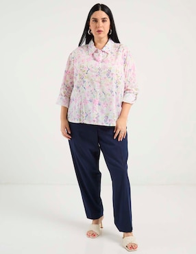 Blusa Weekend Plus manga 3/4 para mujer