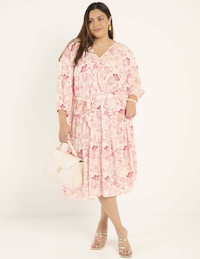 Vestido midi casual Weekend Plus para mujer