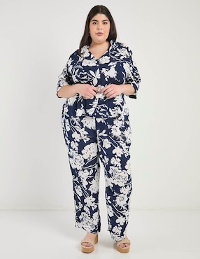Blusa Contempo Plus manga 3/4 para mujer
