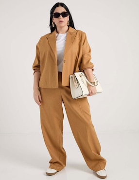 Pantalón Contempo Plus amplio para mujer