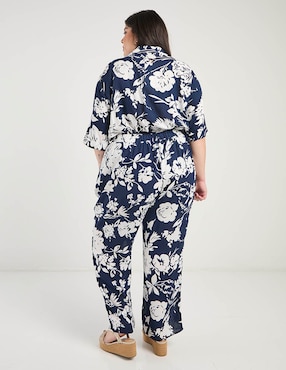 Pantalón relaxed Contempo Plus wide leg para mujer