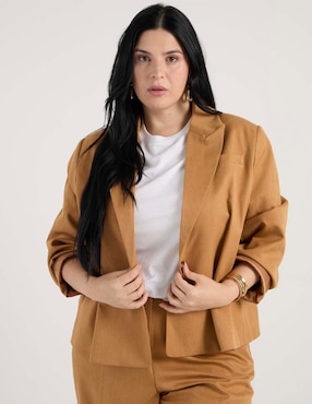Saco casual Contempo Plus para mujer