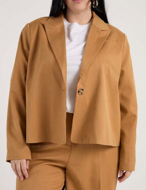 Saco casual Contempo Plus para mujer