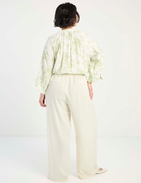 Pantalón relaxed Contempo Plus amplio para mujer