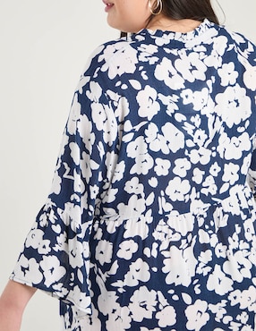 Vestido corto casual Contempo Plus para mujer