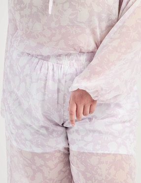 Pantalón relaxed Contempo Plus amplio para mujer