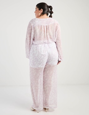 Pantalón relaxed Contempo Plus amplio para mujer