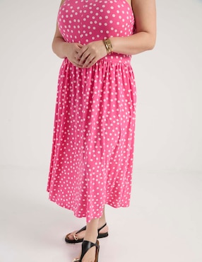 Vestido crop casual Contempo Plus para mujer