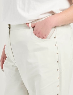 Pantalón straight Contempo Plus amplio para mujer