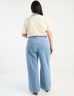 Jeans easy pant wide leg Weekend Plus para mujer