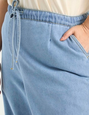 Jeans easy pant wide leg Weekend Plus para mujer