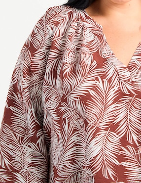 Blusa Weekend Plus manga larga para mujer