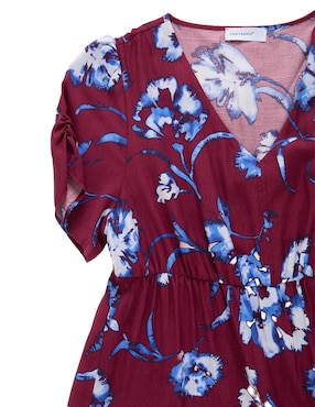 Vestido corto casual Contempo Plus para mujer