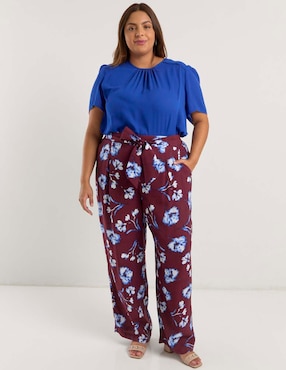 Pantalón relaxed Contempo Plus amplio para mujer
