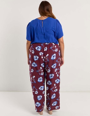 Pantalón relaxed Contempo Plus amplio para mujer