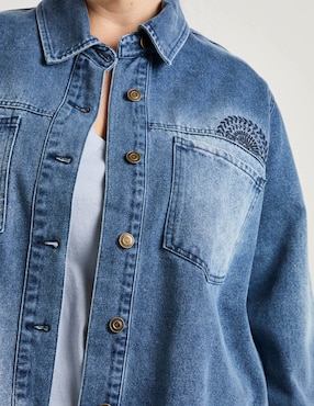 Chamarra denim Weekend Plus para mujer