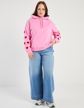 Jeans relaxed campana Weekend Plus para mujer