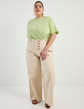 Jeans amplio cintura Weekend Plus para mujer