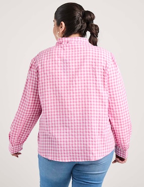 Blusa Weekend Plus manga larga para mujer