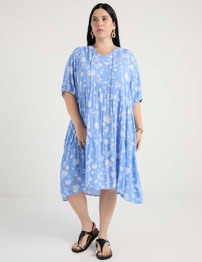 Vestido midi casual Weekend Plus para mujer