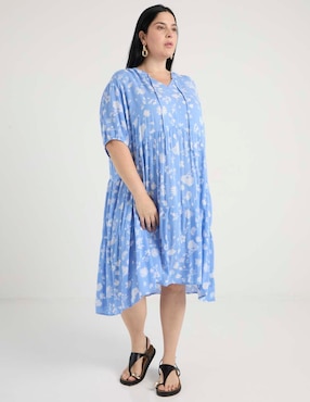 Vestido midi casual Weekend Plus para mujer