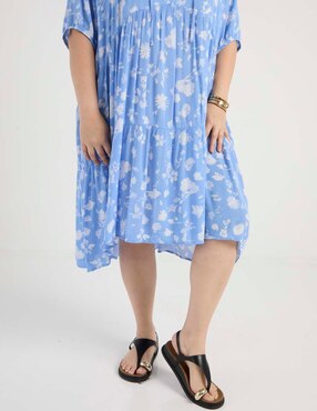 Vestido midi casual Weekend Plus para mujer