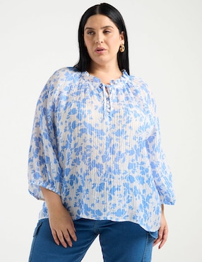 Blusa Weekend Plus manga 3/4 para mujer