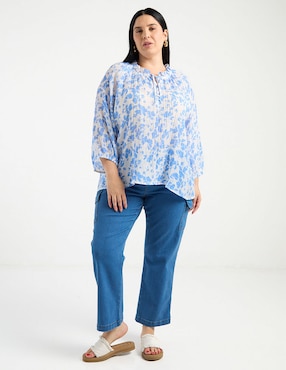 Blusa Weekend Plus manga 3/4 para mujer