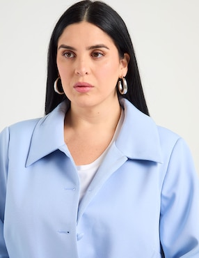 Saco casual Contempo Plus para mujer
