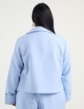 Saco casual Contempo Plus para mujer