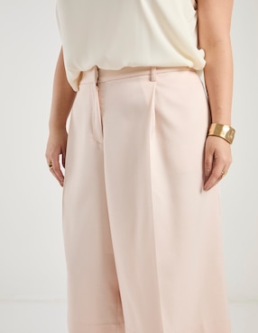 Pantalón coulotte Contempo Plus wide leg para mujer