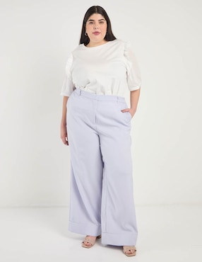 Pantalón relaxed Contempo Plus amplio para mujer